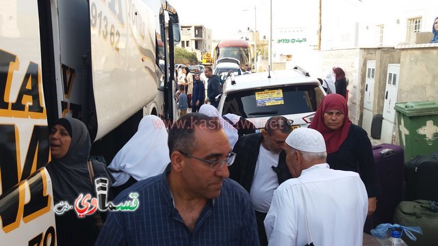 كفرقاسم- فيديو: عودة وفد حافلة المعتمرين والاداري مرسي حمدان عيسى غانمين سالمين الى ارض الوطن  